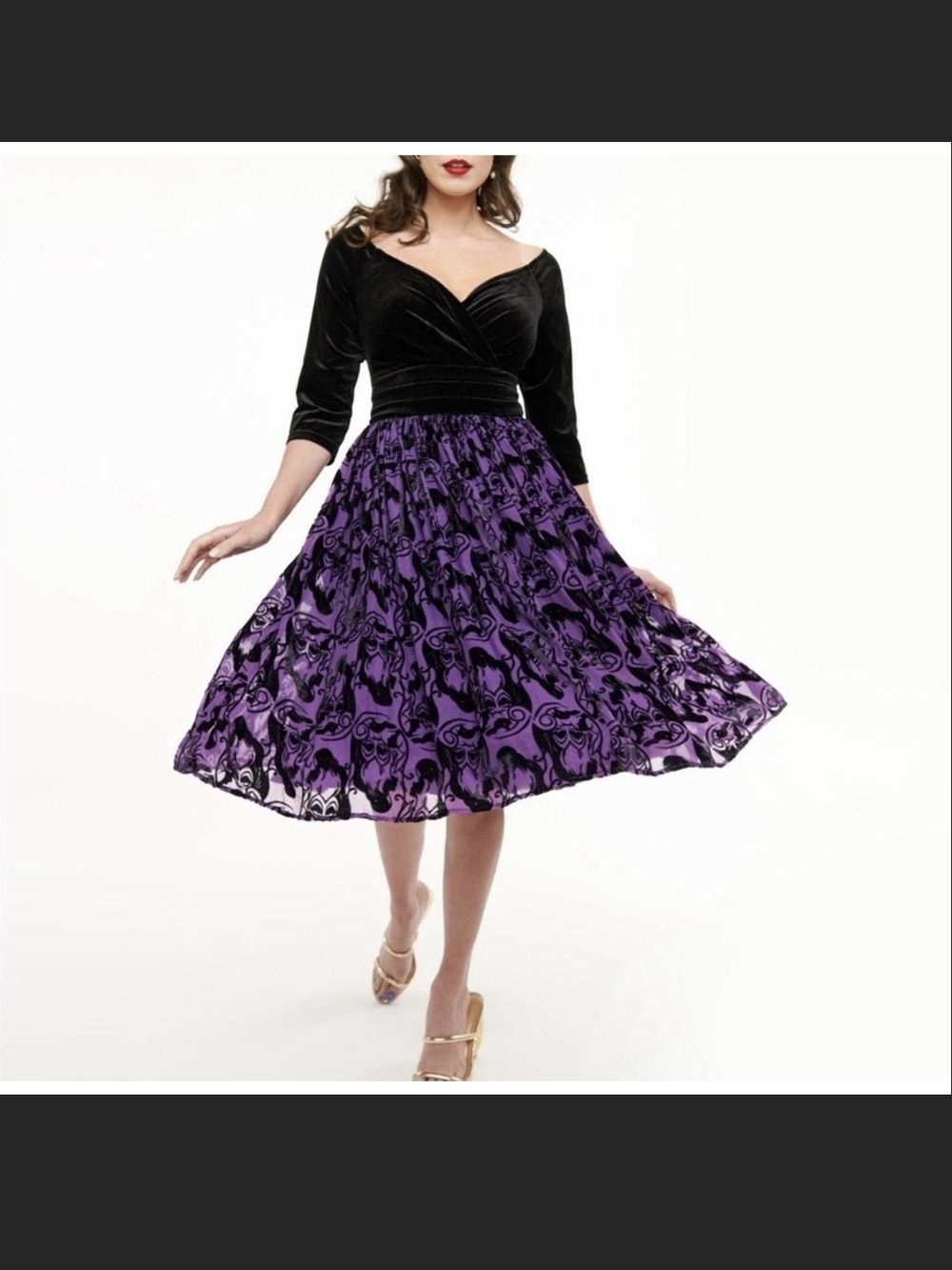 Unique Vintage Disney Ursula Dress